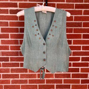 Vintage Studded Vest